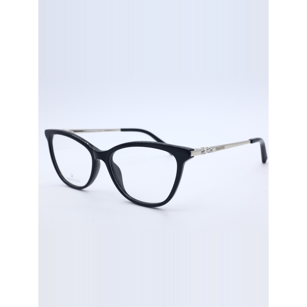 Swarovski SK5249-H 001 Black Plastic Eyeglasses Frame 53-15-140